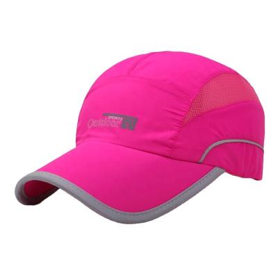 China breathable & New Style Adjustable Quick Dry Running Sport Waterproof Outdoors Caps 6 Panel Mens Summer Breathable Hats for sale