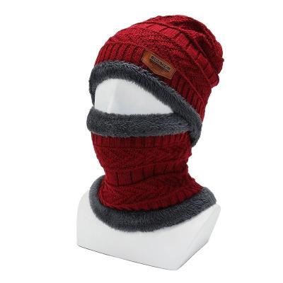 China Men's Women's Autumn Winter Windproof Hat With Full Face Mask Warm Knitted Hat for sale