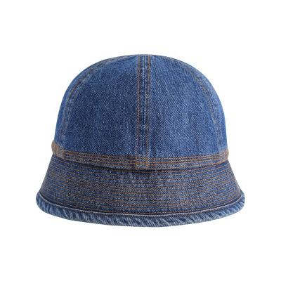 China Fashion\Comfortable Wholesale Denim Hat For Men And Women Plain Custom Sunscreen Washed Bucket Cowboy Hat for sale