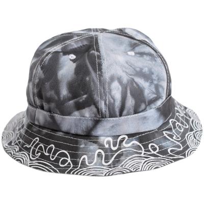 China Dobby Tie-Dye Wholesale Cute Designer Bucket Hats Factory Summer Bucket Hats Women Bucket Hats for sale