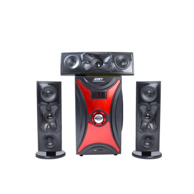 China wooden & 3.1 Plastic Home Cinema Speaker Home Theater Red Color 6.5inch Woofer For Home Party for sale