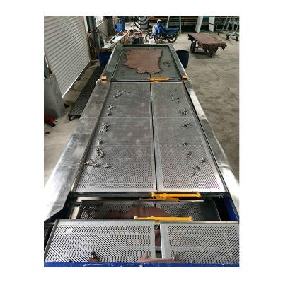 China Factory Stainless Steel Horizontal Type Tilting Drier Leather Making Machine Manufacturing Plant For Tannery for sale