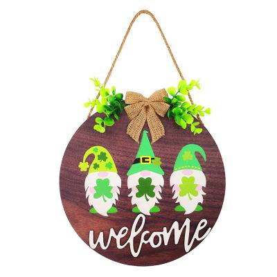 China Europe Round Home Sign Welcome Easter Arch Sign Creative Wooden Listing Listing for sale