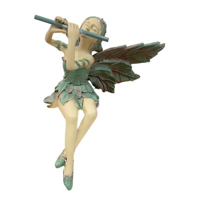 China Europe Groove Fairy Resin Crafts Ornament Angel Resin Statue Ornament Garden Ornament for sale