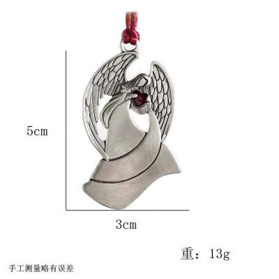 China Chirstmas Decor Christmas Props Christmas Tree Snowman Pendant Festive Snowflake Metal Party Decoration for sale