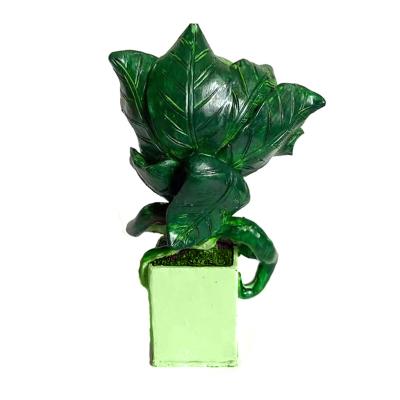 China Europe piranha flower movie prop yard resin ornaments little store of horrors Halloween garden decoration for sale