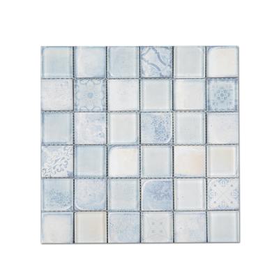 China Schomex 3d glass mosaic tile for bathroom wholesale cheap mosaic for sale