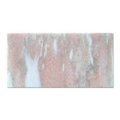 China Soulscrafts Norway Rose Pink Color Natural Stone Parquet Marble Slab For Flooring for sale