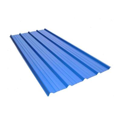 China Building Materials Resin Metal Galvanized Tile ASTM 275g Corrugated Color Steel Sheet For Roofing / Wall for sale