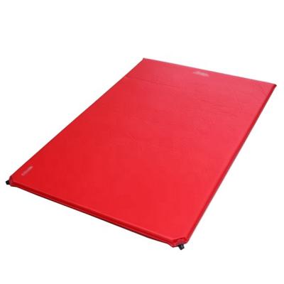 China Double Size Self Inflating Pad Double Size 10cm Thick Suede Sleep Pad Self Inflating Mattress for sale