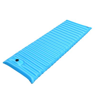 China Compact Self Inflating Mattress PVC Outdoor Camping Air Bed Sleeping Mat for sale