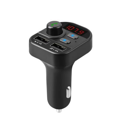 China New Mobile Phone Dual USB Port 5V/3.1A Fast Car Charger With Blue Tooth MP3 Player With Digital Display for sale