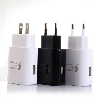 China Quick Charger Travel Mobile Phone Qc3.0 USB Wall Adapter Phone Charger Dual Port US Plug Or EU Plug For All Smart Phone for sale