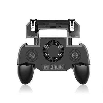 China Touch Buttons SR 4000mah Power Fighting Grip Shooter Trigger Fan Game Controller For Pubg Mobile iPhone and Android for sale