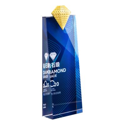 China Japan 2022 Newest Glass Globe Awards Crystal Trophy Factory for sale