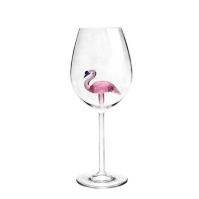 China Europe Glassware Manufacturers Vintage Crystal Wine Glasses Stem Water Drinking Red Wine Glasses-The Bird Inside for sale