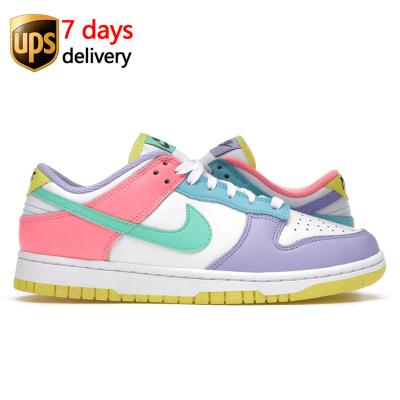 China EVA DD1872-100 Easter SUNSET PULSE panda custom offs white GREEN WHITE candy GLOW original sneakers nikes dunks low Sb for sale