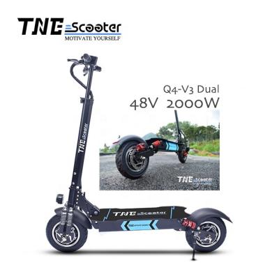 China OEM On TNE V3 Double Current Electric Scooter Factory Price Fast Electric Scooter 1000w 2000w 10 inch for sale