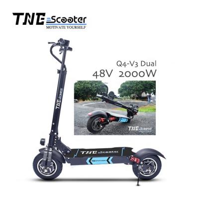 China 2019 TNE Factory Wholesales 10 Inch Strong Powerful Adult 2000w Electric Scooter for sale