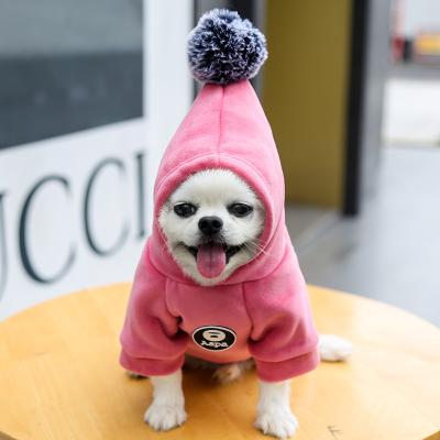 China Wholesale Wear Dog Clothes Pet Clothes Dog Cat Puppy Hoodies Coat Winter Warm Sweatshirt Sweater Dog Jacket Pet Clothes Costume for sale