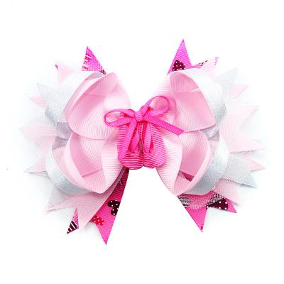 China Cute Bows Elegant Valentine's Day Hair Boutique Hair Clip For Girls Sacarla -287 for sale