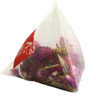 China High Quality Nylon Empty Tea Packing Material Bag Pyramid Tea Bag Packing Roll Material for sale