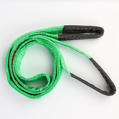 China Goods/car lifting towing strap easy to carry polyester high strength crane lifting slings for sale