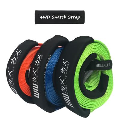 China LULU Tow Car Off Road Recovery Car Towing Strap Snag Strap For 4X4 for sale