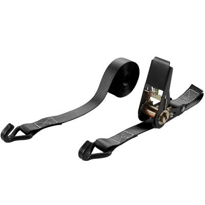 China Polyester Plastic Handle All Type Mini Ratchet Belt Tie Down Cargo Strap for sale