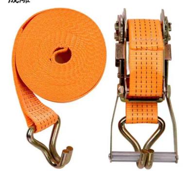 China Polyester Motorcycle Tie Down Tie Down Polyester Lashing Cargo Ratchet Straps for sale