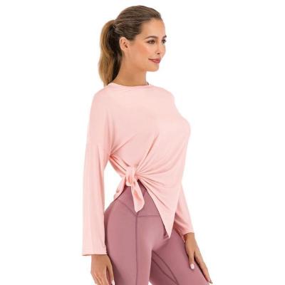 China China Manufacturer Long Sleeves Apparel Antibacterial Women Yoga Clothes, Ladies Sexy Tops For Yoga for sale