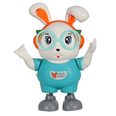 China New Plastic Cheap Plastic Musical Instrument Singing Rabbits Electric Dancing Toy for sale