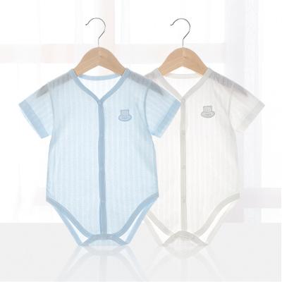 China Wholesale Sleveeless Baby Newborn One-Piece Summer Thin Baby Clothes Cotton Summer Clothes Triangle for sale