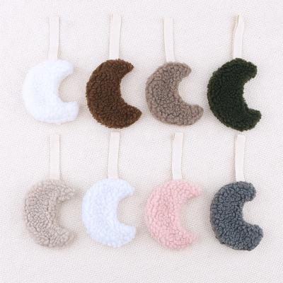 China BPA New Design Moon Plush Pacifier Clip Free Teddy For Newborn Christmas Gift for sale