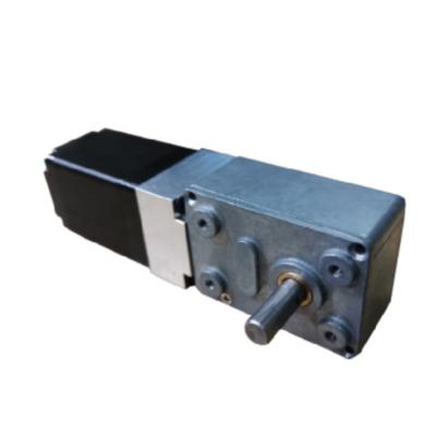 China DC Motors Worm Gear Motor Drip Proof Geared Step Reduction Motor With Self Locking for sale