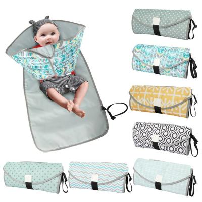 China Home Care For Incontinence Baby Big China Factory Hot Sale 2021 Diaper Changing Mat Travel Stylish Portable Baby Diaper Changing Pad for sale