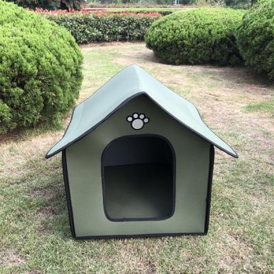 China OEM Available Custom Logo Promotional Gray Foldable Luxury Sofa Large Travel Wholesale Pet House Dog Bed for sale