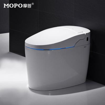 China Auto Operation Style Modern Ceramic Siphon One Piece Toilet Seat Remote Control Automatic Smart Toilet for sale