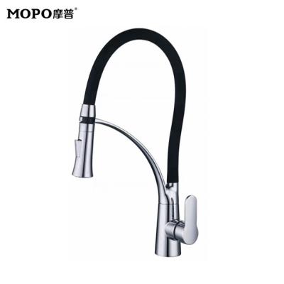 China Thermostatic Faucets Kitchen Faucet Single-Handle Commercial Pull Out Kitchen Faucet New Spray Design for sale