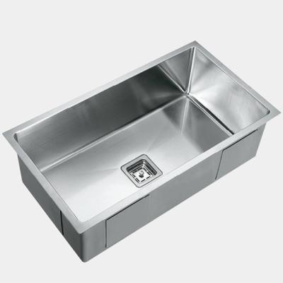 China Without Faucet Stainless Steel Kitchen Sink Marble Hammam Philippines Stainless Steel Single Bowl Rectangle Kitchen Sink for sale