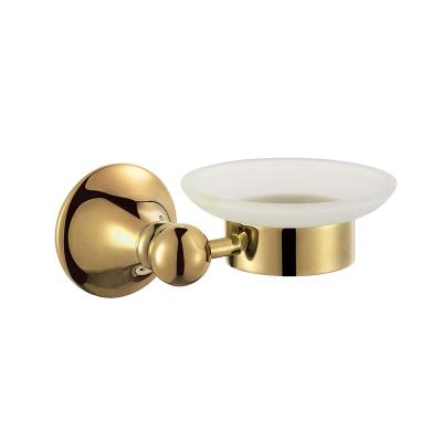 China New Design Modern Brass Bath Soap Holder Hotel Metal Gold Soap Dish for sale