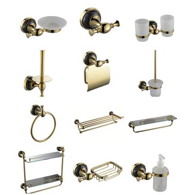 China Modern Modern Bathroom Accessory Sets Ware Hanger Hotel Bath Towel Ring Soap Basket Bathroom Towel Sanitary Bar for sale