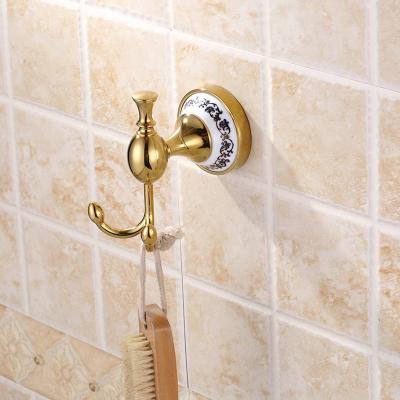 China Wholesale Chinese Style China Made Bathroom Accessories Fittings Hardware Sanitary Equipment Set Robe Hook Towel Rack Wall Mounted Bathroom for sale