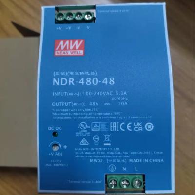 China PIT NDR-480-48 Power Supply 480W 48V PFC NDR-480-48 MID Changeover Integrated PFC Mount Enclosure Din Rail Switch Power Supply for sale