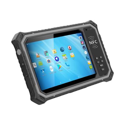 China HUGEROCK R80 R8015 Waterproof Industrial Rugged Tablet PC Android Computer Cheapest rfid sticker UHF 8 inch pdas barcode qr code reader for sale