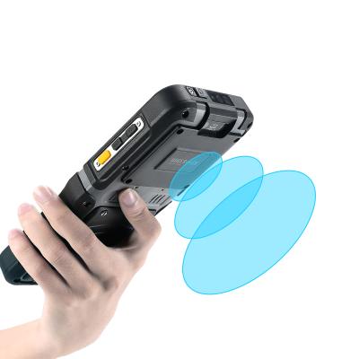 China HUGEROCK R50 R5012 Phone Call Waterproof Data Collector ip65 Dropproof 2G 3G 4G Rugged Handheld Pda Android 134K SI RFID Barcode Scanner for sale