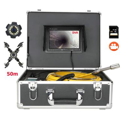 China NIGHT VISION 7 Inch 50M 1000TVL HD LCD Video Camera 50M 1000TVL HD LCD Video Camera 22mm Lens 22mm Drain Sewer Endoscope Pipe Endoscope Pipe Inspection Camera for sale