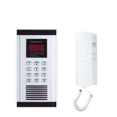 China IP Building Multi-Unit Building Intercom Doorbell Phone Audio Access Control Waterproof/Waterproof Door Smart Phone for sale