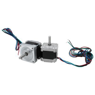 China High Quality Nema 17 Stepper Motor 12v Or 24v 0.7a 4 Lead High Torque 2.1 Kgcm for sale