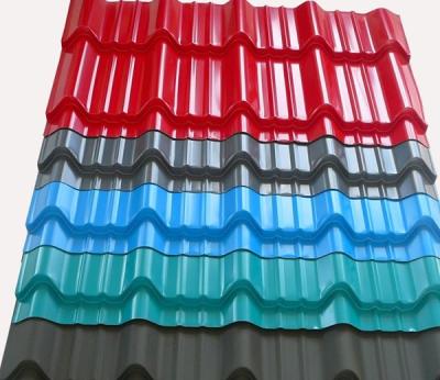 China Home Construction Steel Shed Use Heat-Insulated Colored Aluminum Zinc Corrugated 34 Galvanized Sheet Steel Roofing Price 28 Per Gauge Per Sheet for sale